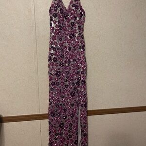 Glamorous Purple Sequin Formal 5/6
